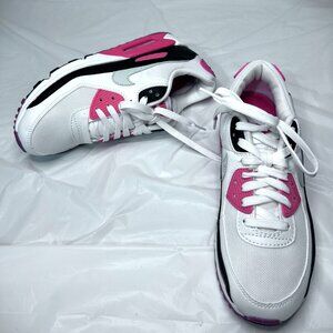 Nike Air Max 90 White/Silver/Aster Pink Women's 6.5 DH8010-105 New